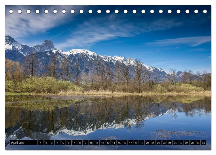 Produktbild: Rund um den Thunersee (Tischkalender 2026 DIN A5 quer), CALVENDO Monatskalender