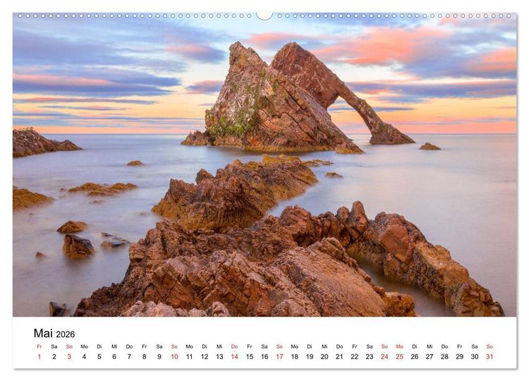 Produktbild: Landschaften vom Licht gek&uuml;&szlig;t (hochwertiger Premium Wandkalender 2026 DIN A2 quer), Kunstdruck in Hochglanz