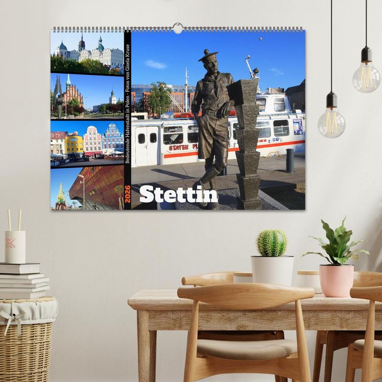 Produktbild: Stettin - Bedeutende Hafenstadt in Polen (Wandkalender 2026 DIN A2 quer), CALVENDO Monatskalender
