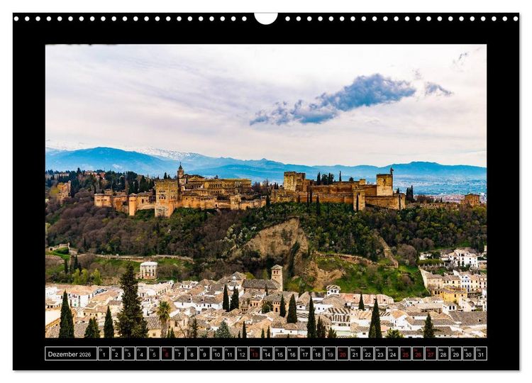 Produktbild: Andalusien - Die Seele Spaniens (Wandkalender 2026 DIN A3 quer), CALVENDO Monatskalender