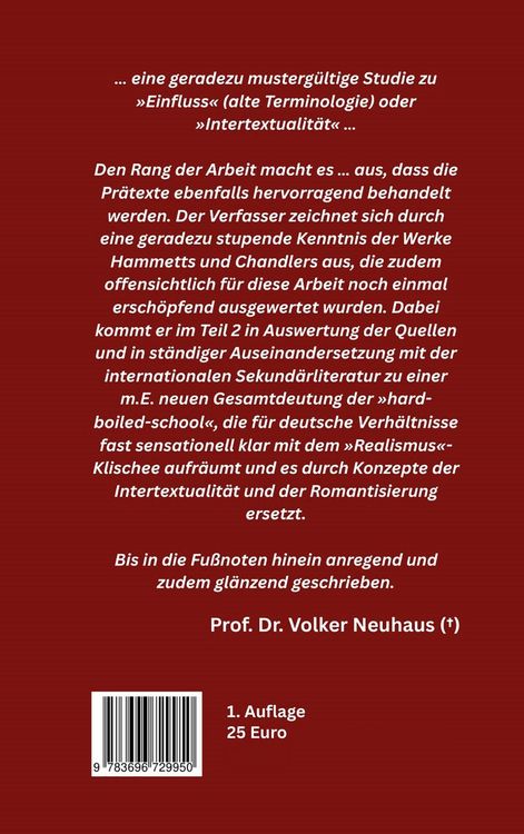 Produktbild: Hammett - Chandler - Fauser