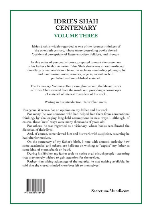Produktbild: Idries Shah Centenary