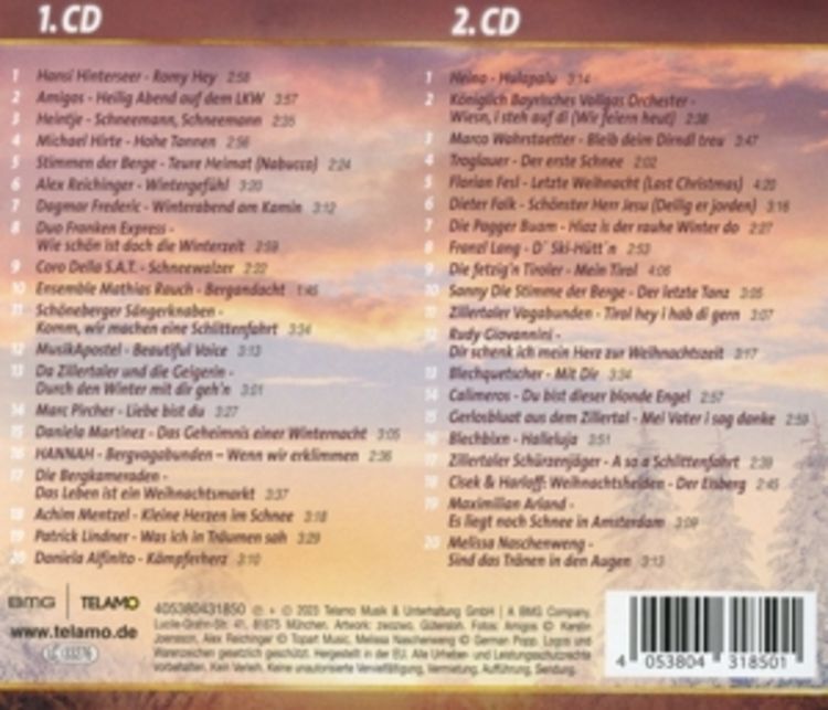 Produktbild: Die Volkstümliche Hitparade Winter 2024