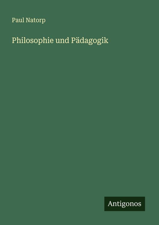 Produktbild: Philosophie und P&auml;dagogik