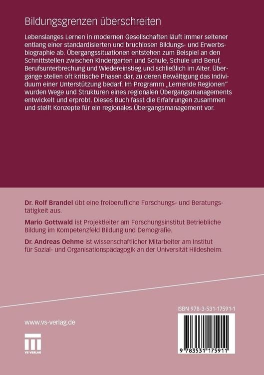 Produktbild: Bildungsgrenzen &uuml;berschreiten