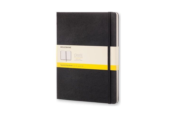 Produktbild: Moleskine Notizbuch, Xlarge, Kariert, Fester Einband, Schwarz