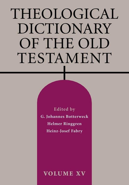 Produktbild: Theological Dictionary of the Old Testament, Volume XV