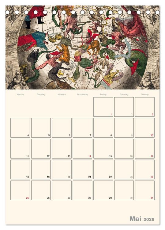 Produktbild: Zu den Sternen - mit Planerfunktion (Tischkalender 2026 DIN A5 hoch), CALVENDO Monatskalender