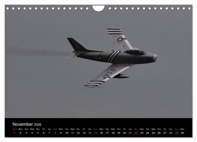 Produktbild: Military Aircraft (Wall Calendar 2026 DIN A4 landscape), CALVENDO 12 Month Wall Calendar