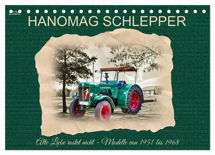 Produktbild: Hanomag Schlepper (Tischkalender 2026 DIN A5 quer), CALVENDO Monatskalender