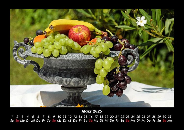 Produktbild: Fr&uuml;chte 2025 Fotokalender DIN A3
