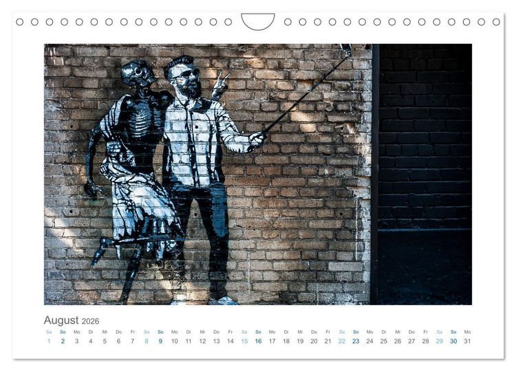 Produktbild: Street Art and City Vibes (Wandkalender 2026 DIN A4 quer), CALVENDO Monatskalender