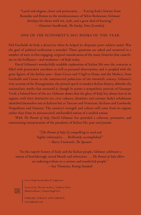 Produktbild: The Pursuit of Italy: A History of a Land, Its Regions, and Their Peoples