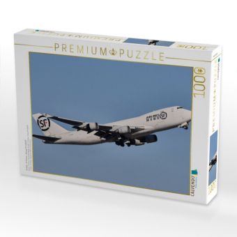 Produktbild: CALVENDO Puzzle B-2426 - SF Airlines - Boeing 747-40BERF | 1000 Teile Lege-Gr&ouml;&szlig;e 64x48cm Foto-Puzzle f&uuml;r gl&uuml;ckliche Stunden
