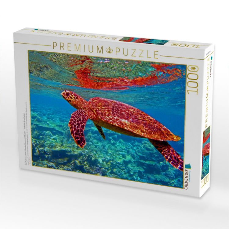 Produktbild: CALVENDO Puzzle Ein Motiv aus dem Kalender Meeresschildkr&ouml;ten - Bedrohte Sch&ouml;nheiten | 1000 Teile Lege-Gr&ouml;&szlig;e 64x48cm Foto-Puzzle f&uuml;r gl&uuml;ckliche Stunden