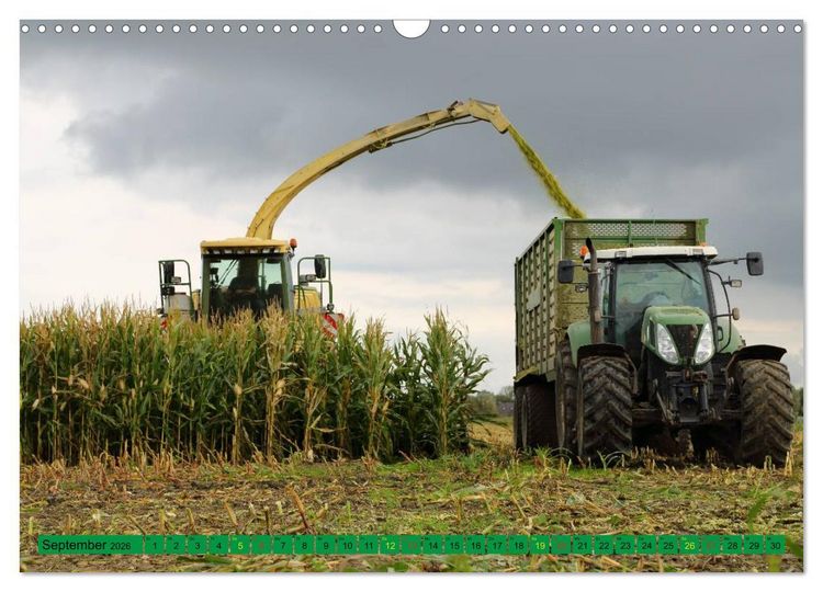 Produktbild: Landwirtschaft - Maschinen im Einsatz (Wandkalender 2026 DIN A3 quer), CALVENDO Monatskalender