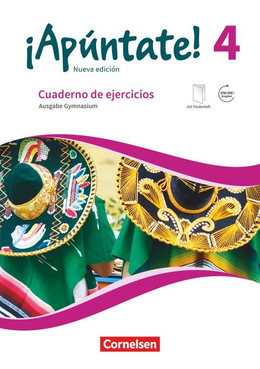 Produktbild: &iexcl;Ap&uacute;ntate! Band 4 - Gymnasium Cuaderno de ejercicios. Mit eingelegtem F&ouml;rderheft und Audios online