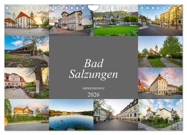 Produktbild: Bad Salzungen Impressionen (Wandkalender 2026 DIN A4 quer), CALVENDO Monatskalender