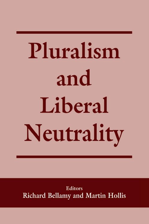 Produktbild: Pluralism and Liberal Neutrality