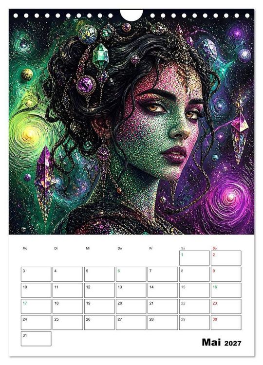 Produktbild: Mystische Gesichter der Unendlichkeit (Wandkalender 2027 DIN A4 hoch), CALVENDO Monatskalender