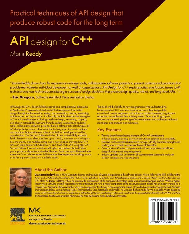 Produktbild: API Design for C++