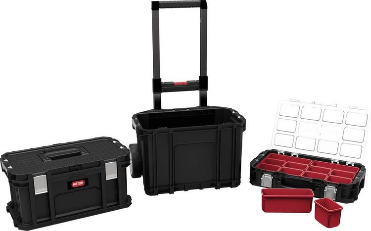 Produktbild: KETER 238273 Werkzeugkasten-Set Schwarz