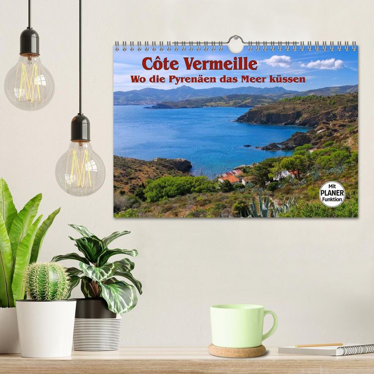 Produktbild: Cote Vermeille - Wo die Pyren&auml;en das Meer k&uuml;ssen (Wandkalender 2026 DIN A4 quer), CALVENDO Monatskalender
