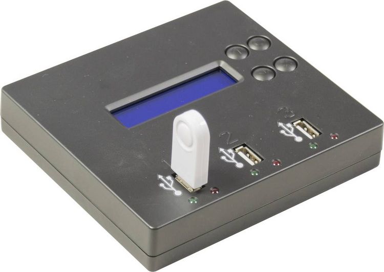 Produktbild: Renkforce UB300 2fach USB-Kopierstation USB-A (USB 2.0) tragbar