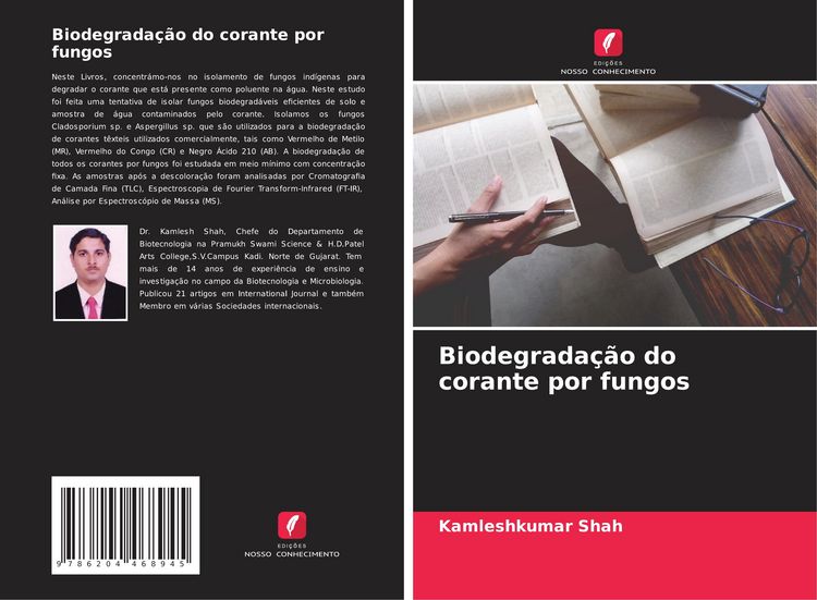 Produktbild: Biodegrada&ccedil;&atilde;o do corante por fungos