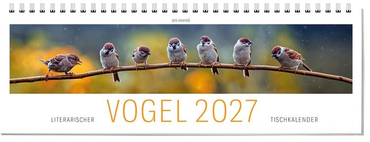 Produktbild: Tischkalender Vogel 2027