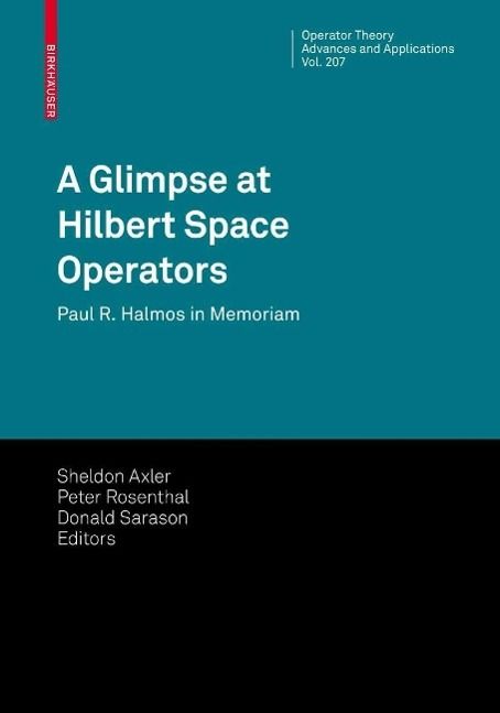 Produktbild: A Glimpse at Hilbert Space Operators