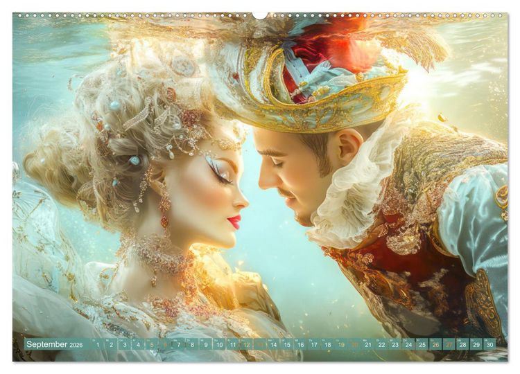 Produktbild: Opulente Unterwasserromanzen (hochwertiger Premium Wandkalender 2026 DIN A2 quer), Kunstdruck in Hochglanz