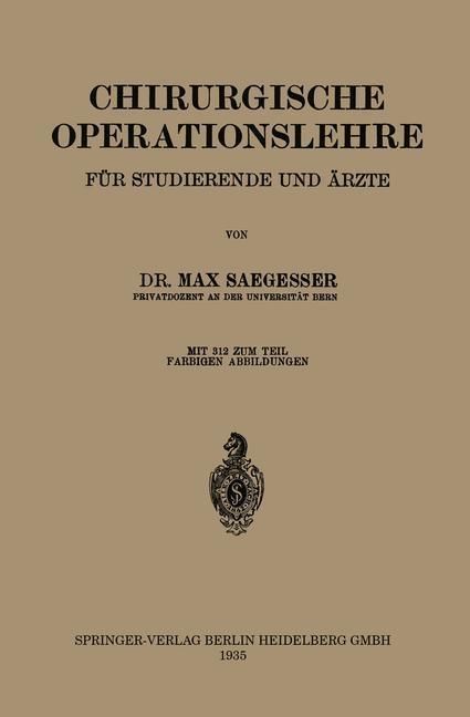 Produktbild: Chirurgische Operationslehre