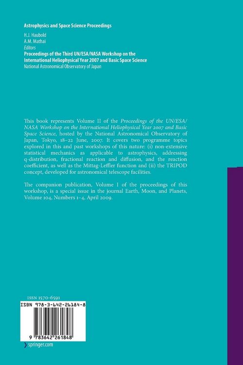 Produktbild: Proceedings of the Third UN/ESA/NASA Workshop on the International Heliophysical Year 2007 and Basic Space Science