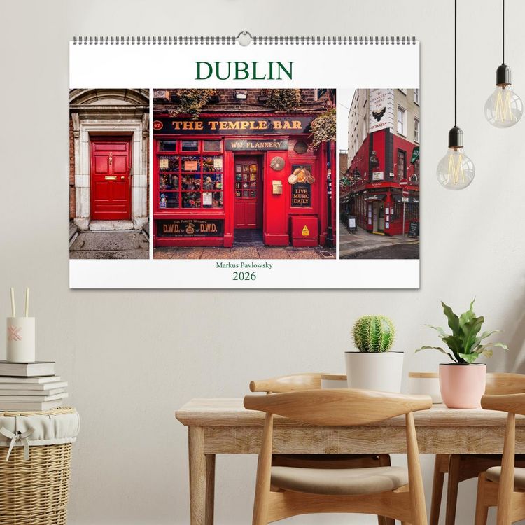 Produktbild: Dublin (Wandkalender 2026 DIN A2 quer), CALVENDO Monatskalender