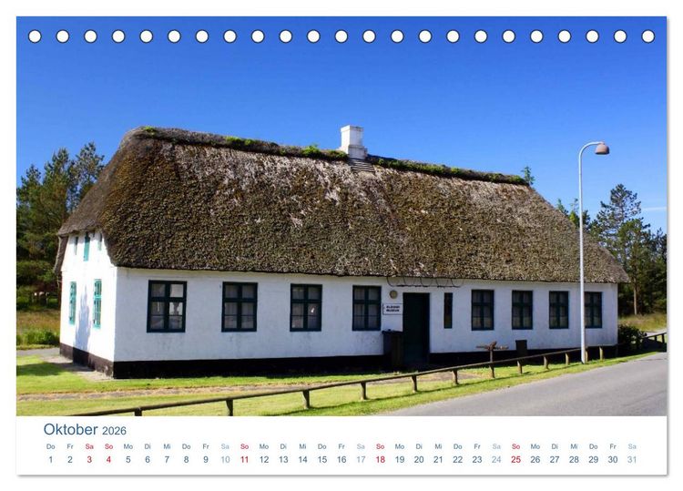 Produktbild: Bl&aring;vand 2026 (Blavand). Impressionen von D&auml;nemarks Nordseek&uuml;ste (Tischkalender 2026 DIN A5 quer), CALVENDO Monatskalender