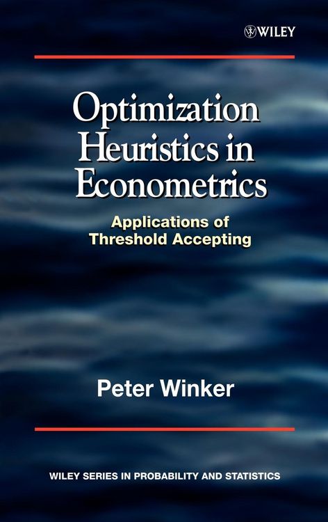 Produktbild: Optimization Heuristics in Econometrics