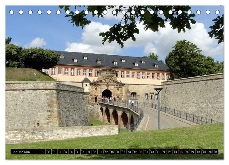 Produktbild: Willkommen in ERFURT (Tischkalender 2026 DIN A5 quer), CALVENDO Monatskalender