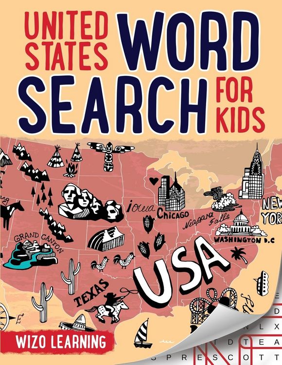 Produktbild: United States Word Search For Kids