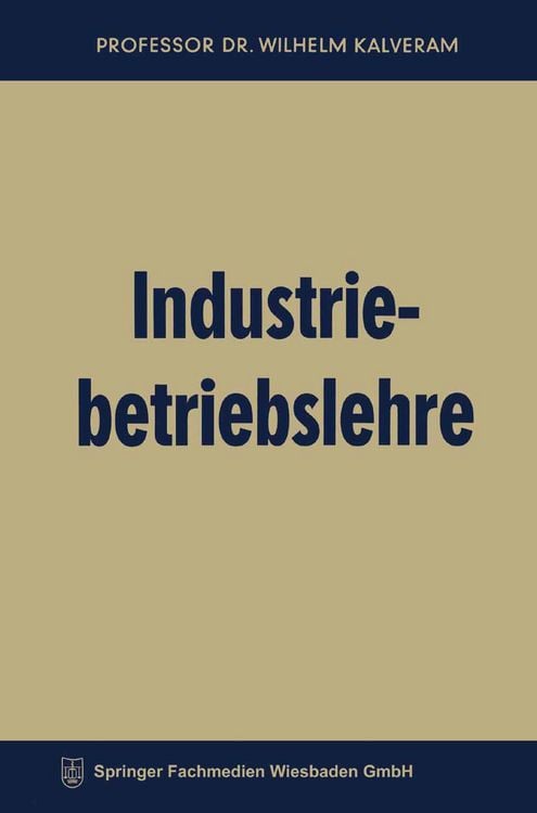 Produktbild: Industriebetriebslehre
