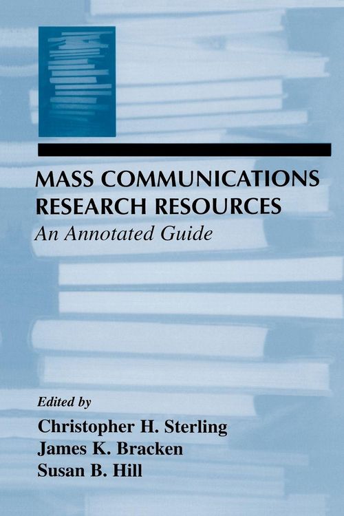 Produktbild: Mass Communications Research Resources