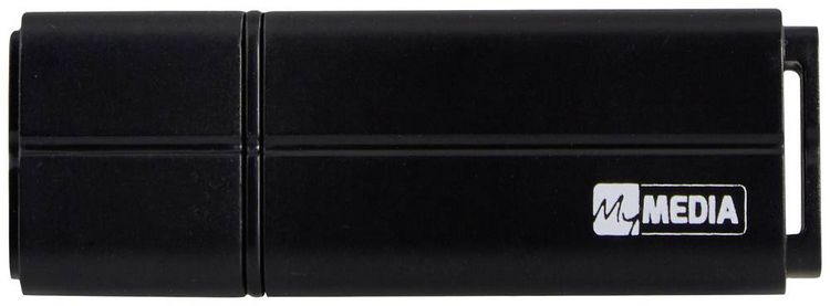 Produktbild: MyMEDIA My USB 2.0 Drive 8GB USB-Stick 8GB Schwarz 69260 USB-A (USB 2.0)