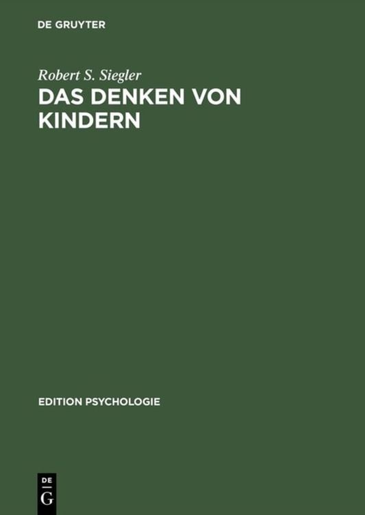 Produktbild: Das Denken von Kindern