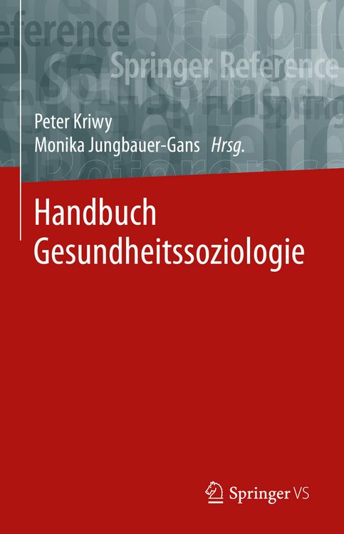 Produktbild: Handbuch Gesundheitssoziologie