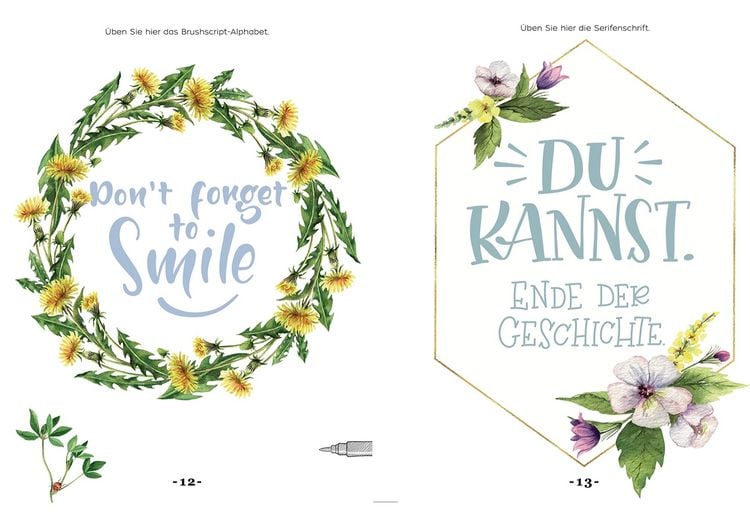 Produktbild: Handlettering Design Paper Block Cottage Dreams A5