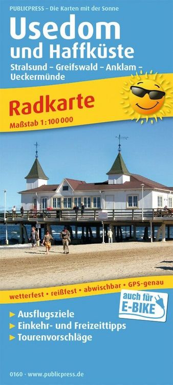 Produktbild: Usedom und Haffk&uuml;ste 1:100 000