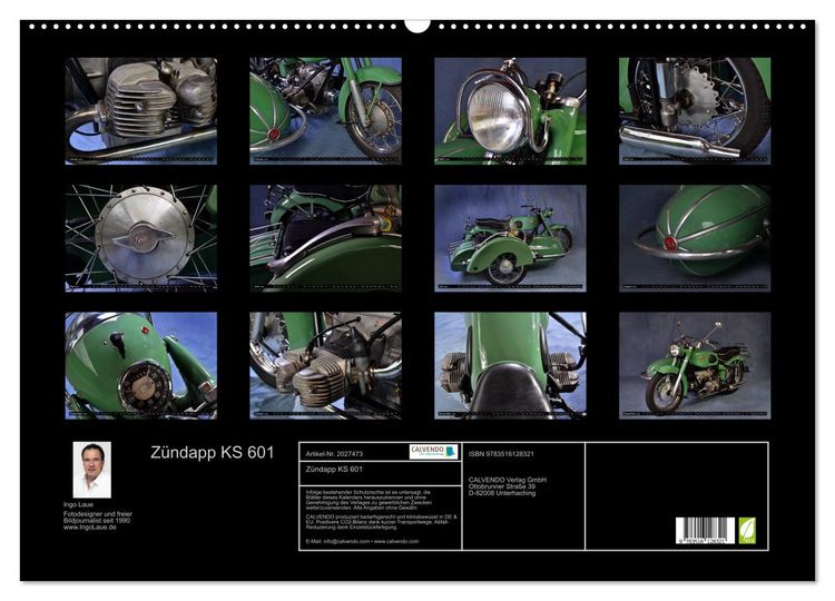 Produktbild: Z&uuml;ndapp KS 601 (Wandkalender 2026 DIN A2 quer), CALVENDO Monatskalender