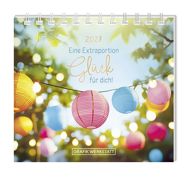 Produktbild: Mini-Kalender 2027 Eine Extraportion Gl&uuml;ck f&uuml;r dich!