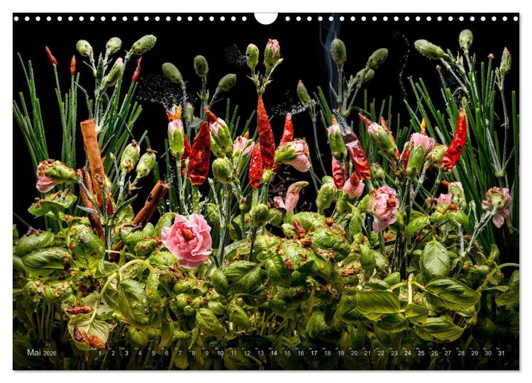 Produktbild: Flora miracula - Die wundersame Welt des Fotografen Olaf Bruhn (Wandkalender 2026 DIN A3 quer), CALVENDO Monatskalender