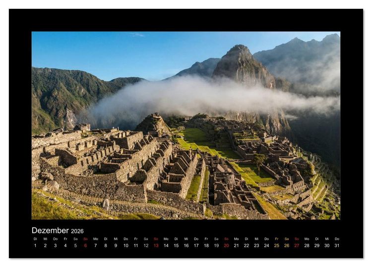 Produktbild: Peru, die Inkas und ihre Ahnen (hochwertiger Premium Wandkalender 2026 DIN A2 quer), Kunstdruck in Hochglanz
